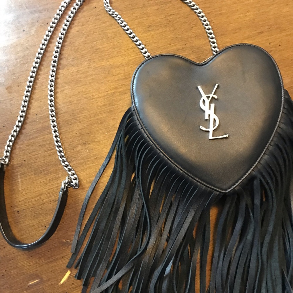 Yves Saint Laurent heart bag